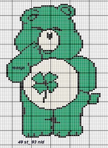 Schema punto croce Care bears 3